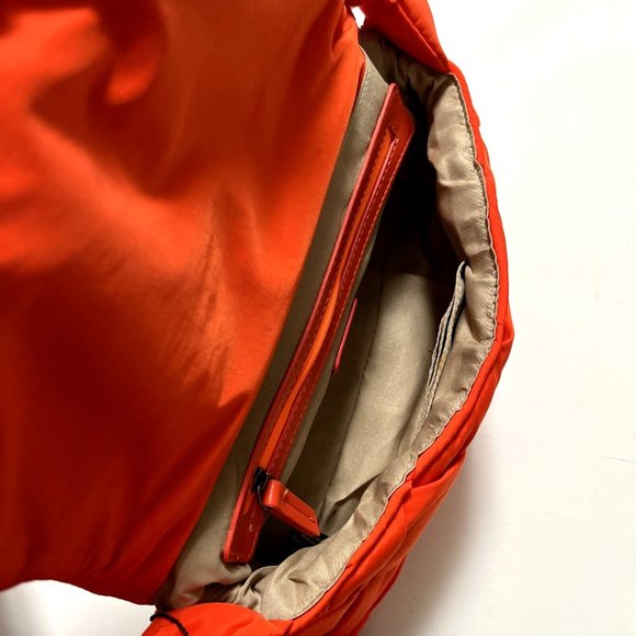 Jason Wu Dylan Lattice Shoulder Bag Orange Nylon – Foldover  Jason Wu Dylan Lattice Shoulder Bag Orange Nylon – Foldover Design NWT $138 MSRP